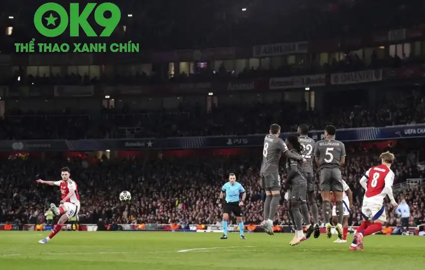 Arsenal vừa đánh bại Real Madrid để vào bán kết cúp C1. Ảnh: AP Arsenal vừa đánh bại Real Madrid để vào bán kết cúp C1. Ảnh: AP
