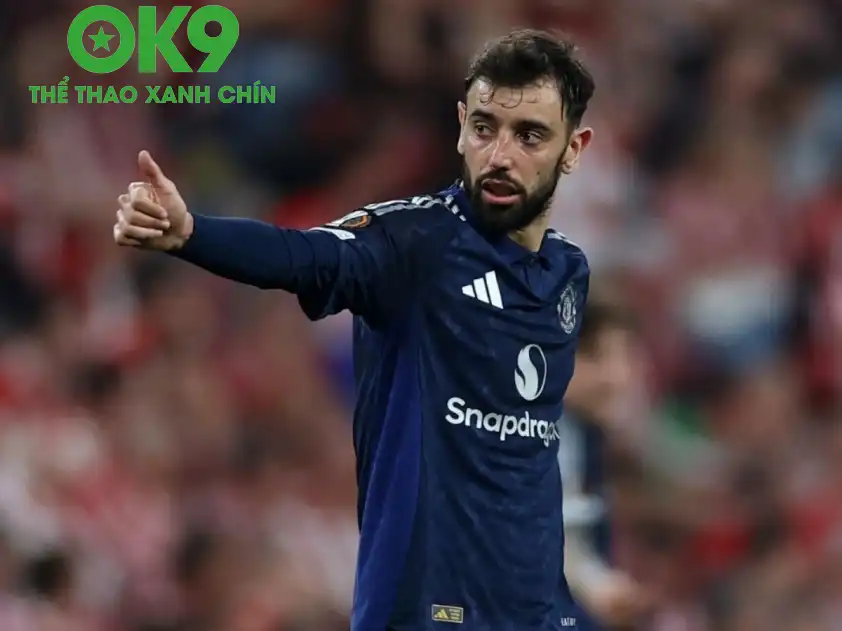 Bruno Fernandes tỏa sáng rực rỡ với cú đúp vào lưới Athletic Bilbao (Ảnh: Goal) Bruno Fernandes vừa lập cú đúp trong chiến thắng 3-0 của MU trước Athletic Bilbao (Ảnh: Goal)